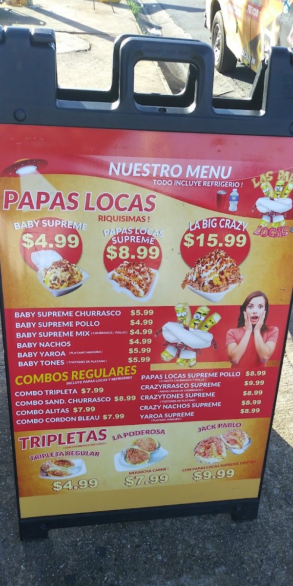 Menu Las Papas Locas - Vega Alta-5